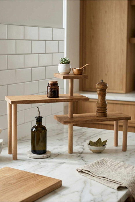 Hanah Home Ck31C - Pine Estantería de Cocina